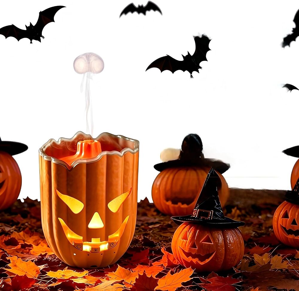 Halloween Pumpkin Aroma Diffuser Essential Oil Aromatherapy, Tabletop